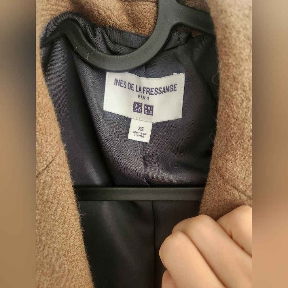 New Uniqlo Ines De La Fressange Wool Coat - Picture 2 of 6